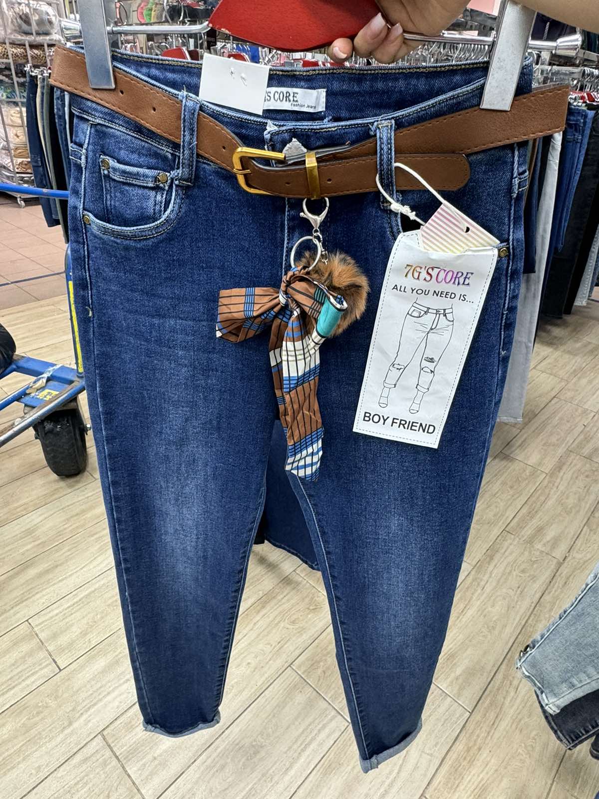 Spodnie damskie jeansy Roz XS-XL, 1 Kolor Paczka 10 szt