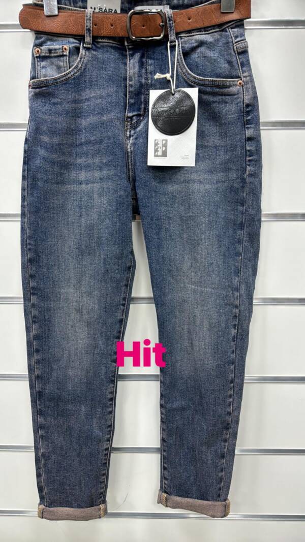 Spodnie damskie jeansy Roz XS-XL, 1 Kolor Paczka 10 szt