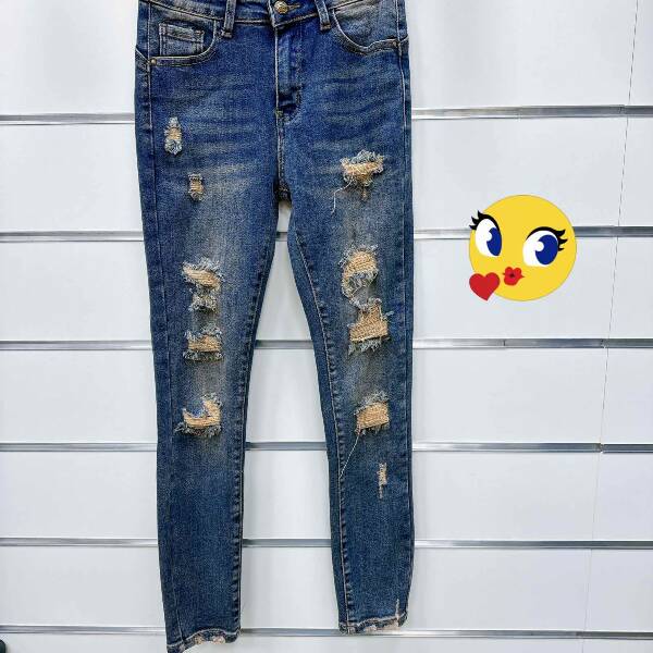 Spodnie damskie jeansy Roz XS-XL, 1 Kolor Paczka 10 szt