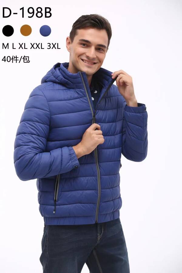 Kurtka męska zimowa Roz M-3XL, 1 Kolor Paczka 5 szt
