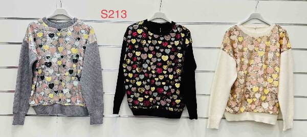 Swetry damskie Roz S/M-L/XL, Mix kolor Paczka 5 szt