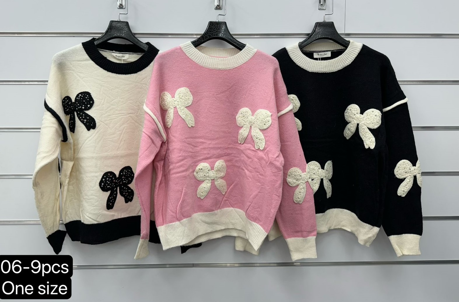 Swetry damskie Roz Standard Mix kolor Paczka 9 szt