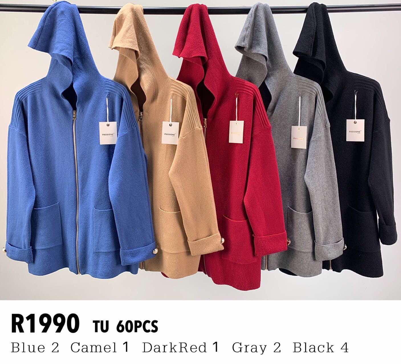 Bluza damska Roz Standard, Mix kolor Paczka 10 szt
