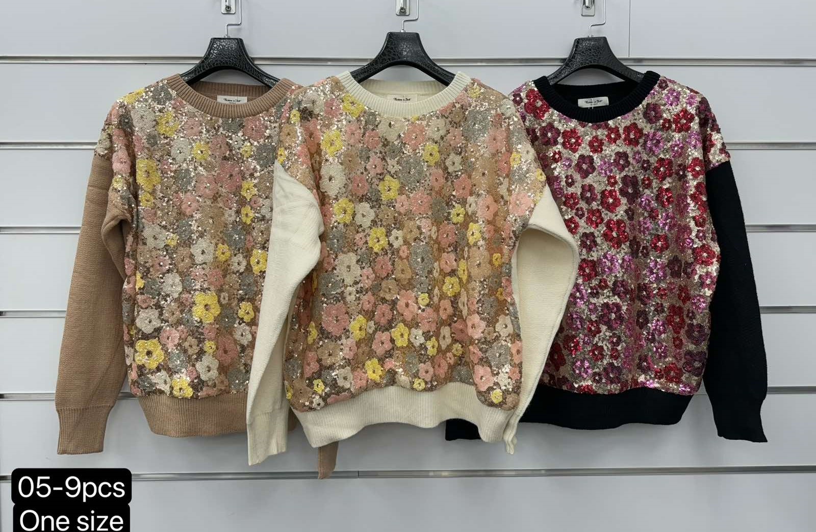 Swetry damskie Roz Standard Mix kolor Paczka 9 szt