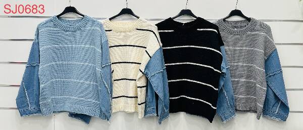 Swetry damskie Roz S/M-L/XL, Mix kolor Paczka 5 szt