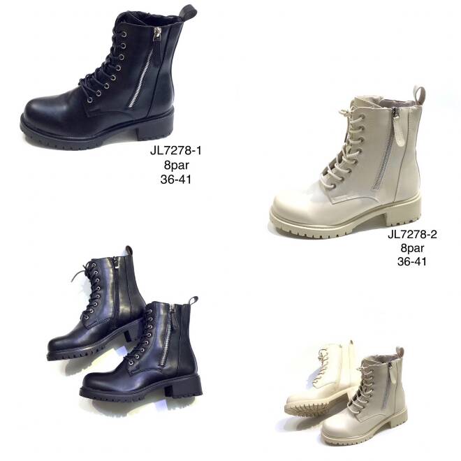 Botki damskie 36-41/ 8 par
