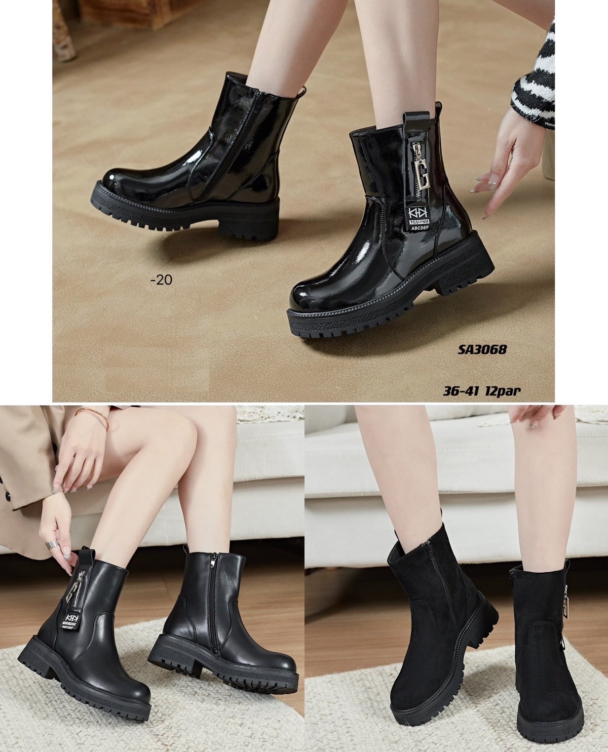 Botki damskie Roz 36-41 /12 par