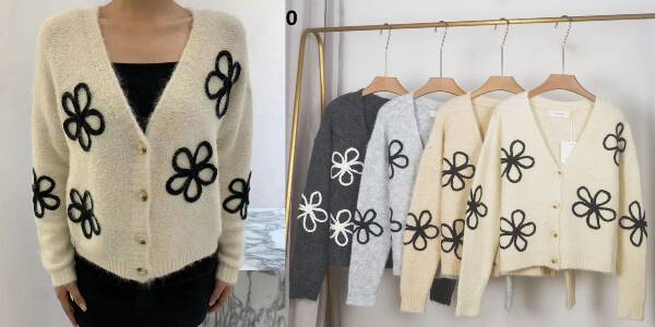 Swetry damskie (Francja produkt) Roz Standard, Mix Kolor Paczka 12 szt
