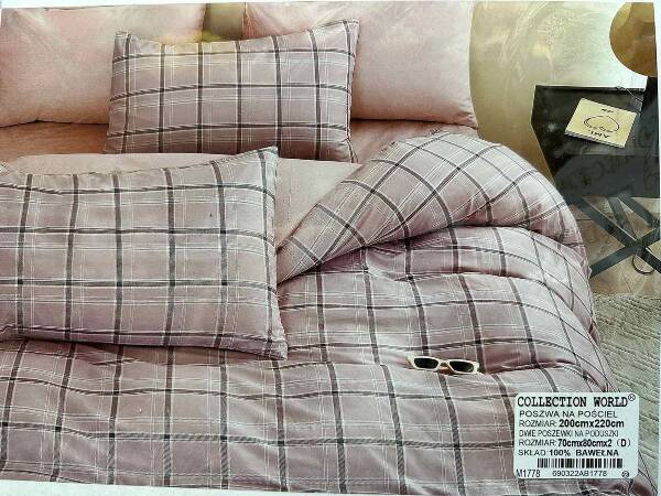 Komplet pościel 3 części Roz 200 x 220 , Mix wzory, Paczka 4 szt