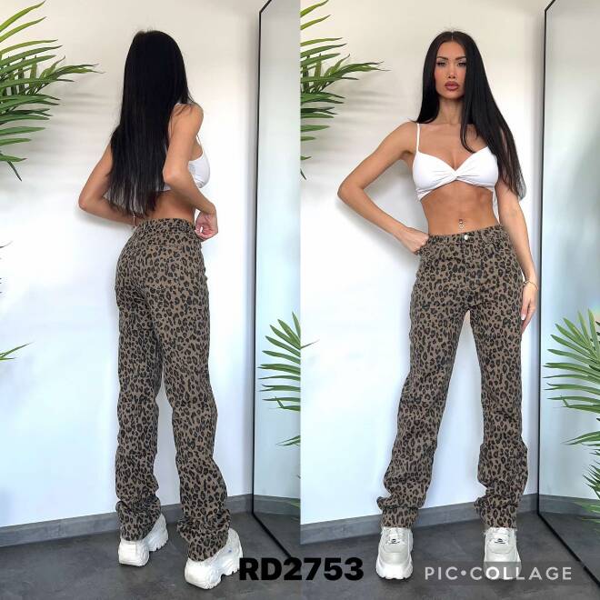 Spodnie damskie jeansy Roz XS-XL, 1 Kolor Paczka 10 szt