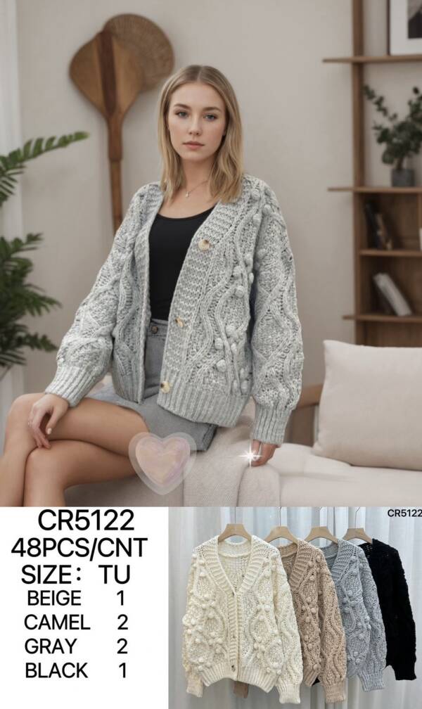 Swetry damskie (Francja produkt) Roz Standard, Mix Kolor Paczka 12 szt