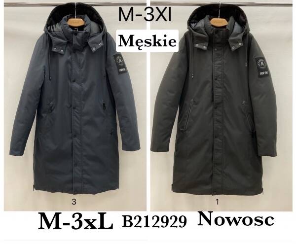 Kurtka męska cienka Roz M-3XL, 1 Kolor Paczka 5 szt
