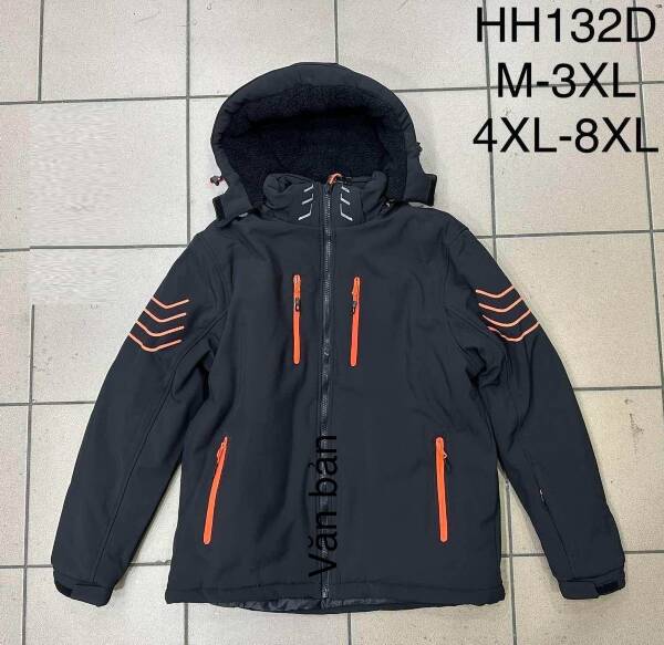 Kurtka męska cienka Roz 4XL-8XL, 1 Kolor Paczka 5 szt