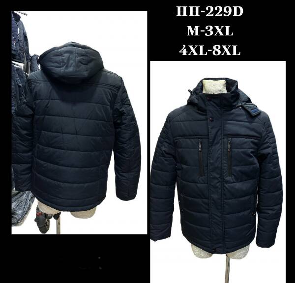 Kurtka męska cienka Roz 4XL-8XL, 1 Kolor Paczka 5 szt