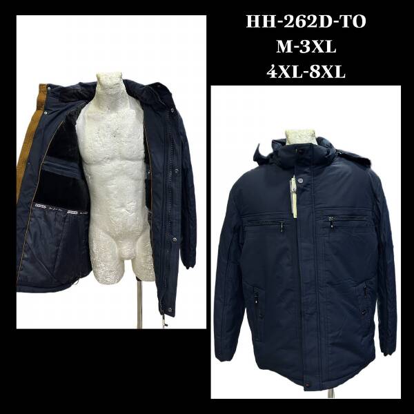 Kurtka męska cienka Roz 4XL-8XL, 1 Kolor Paczka 5 szt