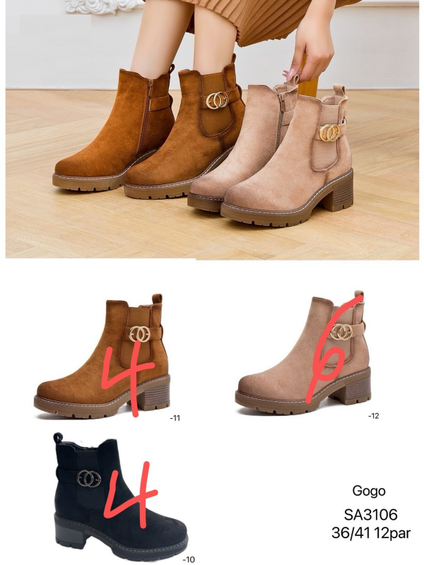 BOTKI damskie 36-41/ 12 par