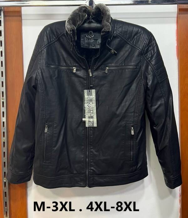 Kurtka męska skórzana Roz 4XL-8XL, 1 Kolor Paczka 5 szt