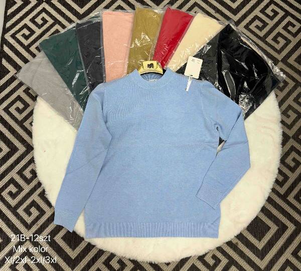 Swetry damskie Roz XL-3XL Mix Kolor Paczka 12 szt