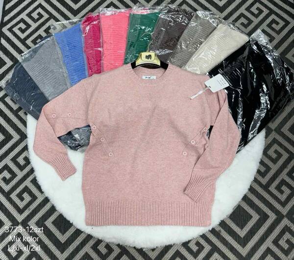 Swetry damskie Roz L/XL-XL/2XL  Mix Kolor Paczka 12 szt