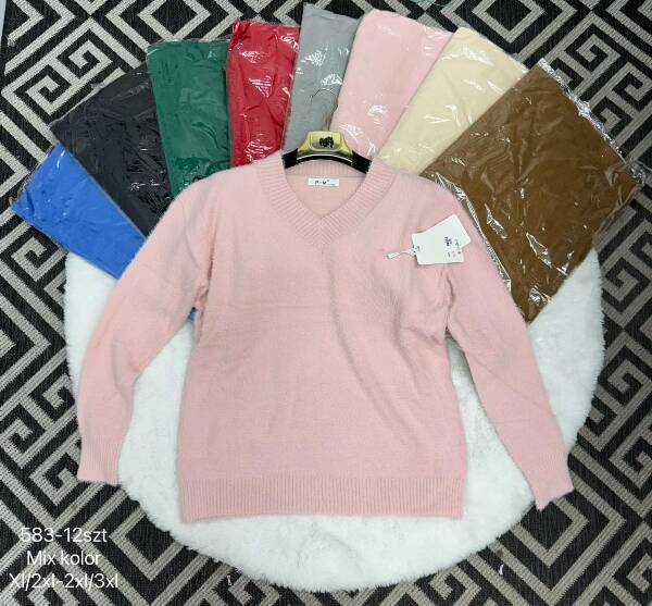 Swetry damskie Roz XL-3XL Mix Kolor Paczka 12 szt