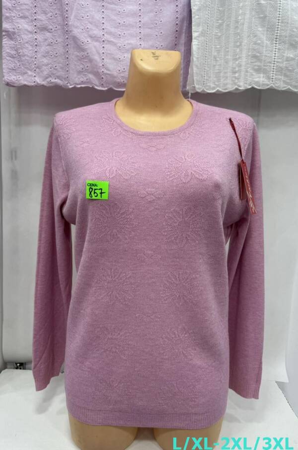 Swetry damskie Roz L/XL-2XL/3XL. 1 Kolor, Paszka 10 szt