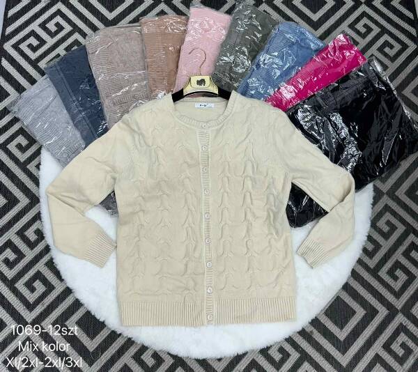 Swetry damskie Roz XL-3XL Mix Kolor Paczka 12 szt