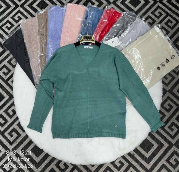 Swetry damskie Roz XL-3XL Mix Kolor Paczka 12 szt