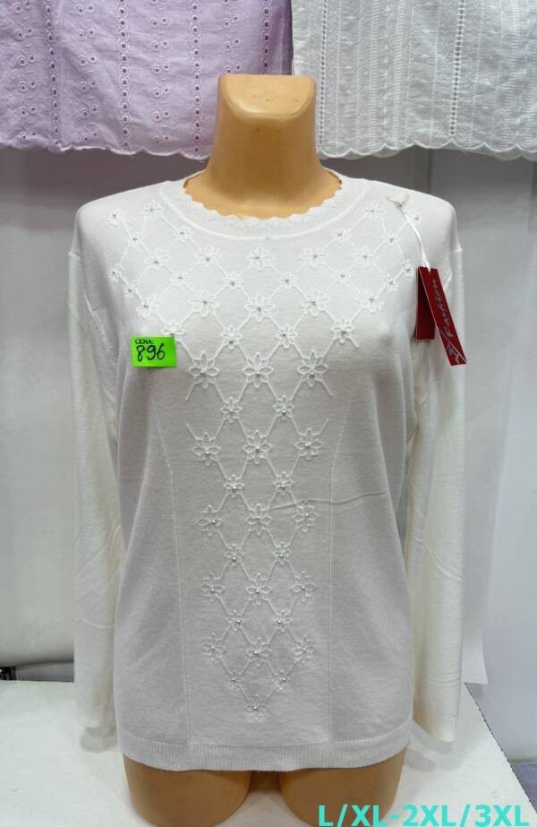 Swetry damskie Roz L/XL-2XL/3XL. 1 Kolor, Paszka 10 szt