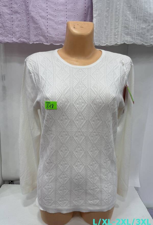 Swetry damskie Roz L/XL-2XL/3XL. 1 Kolor, Paszka 10 szt