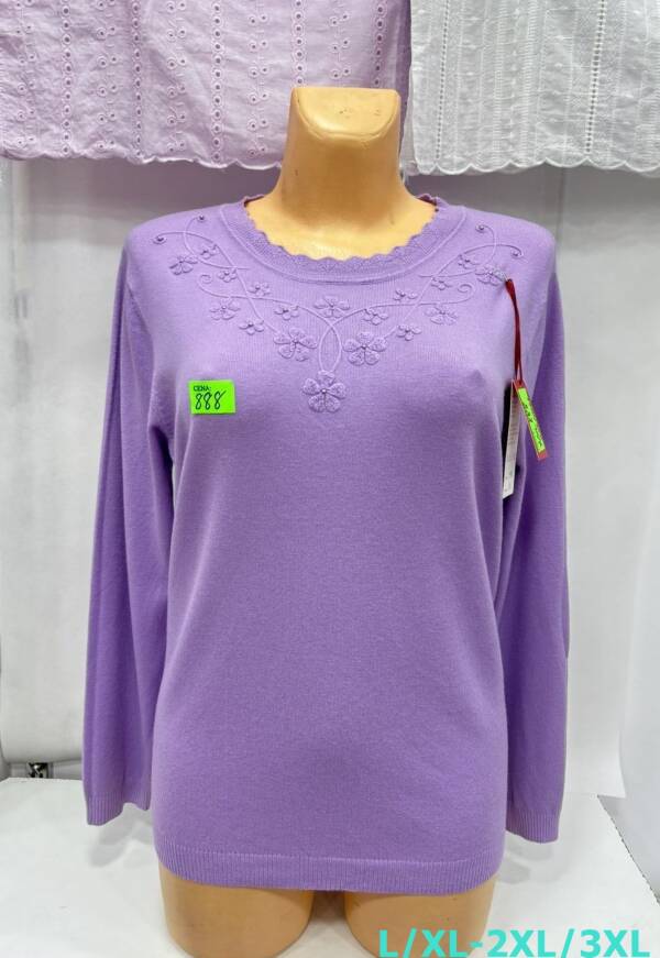 Swetry damskie Roz L/XL-2XL/3XL. 1 Kolor, Paszka 10 szt
