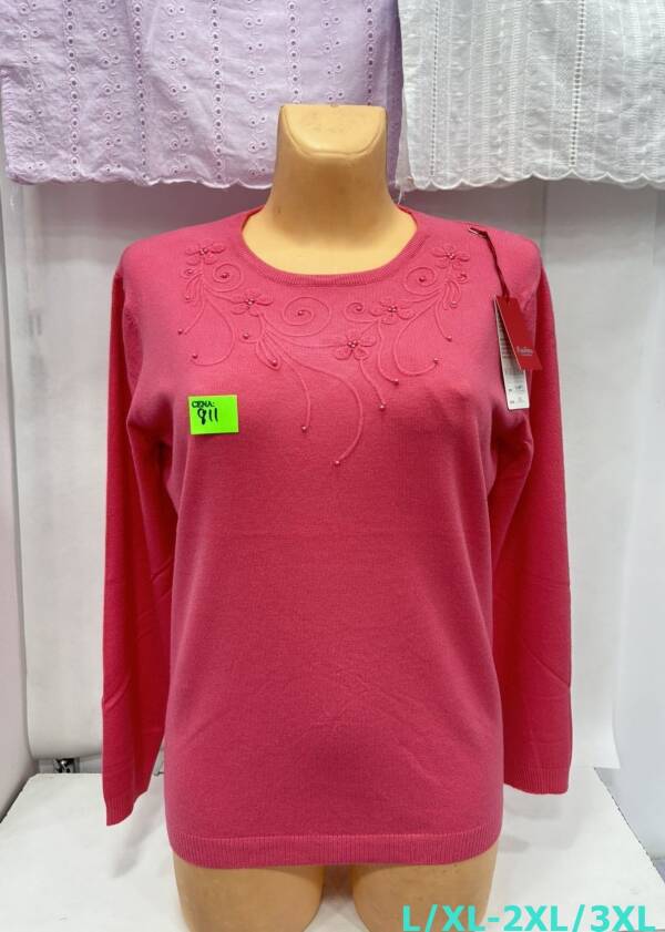 Swetry damskie Roz L/XL-2XL/3XL. 1 Kolor, Paszka 10 szt