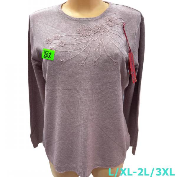Swetry damskie Roz L/XL-2XL/3XL. 1 Kolor, Paszka 10 szt