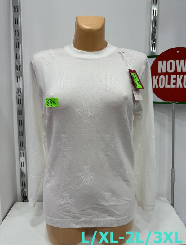 Swetry damskie Roz L/XL-2XL/3XL. 1 Kolor, Paszka 10 szt