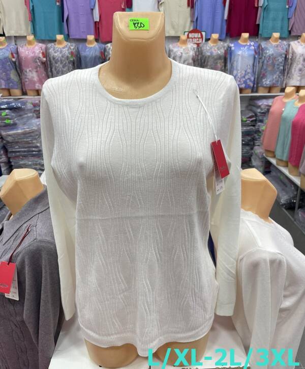 Swetry damskie Roz L/XL-2XL/3XL. 1 Kolor, Paszka 10 szt