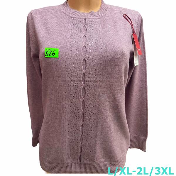 Swetry damskie Roz L/XL-2XL/3XL. 1 Kolor, Paszka 10 szt