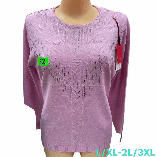 Swetry damskie Roz L/XL-2XL/3XL. 1 Kolor, Paszka 10 szt