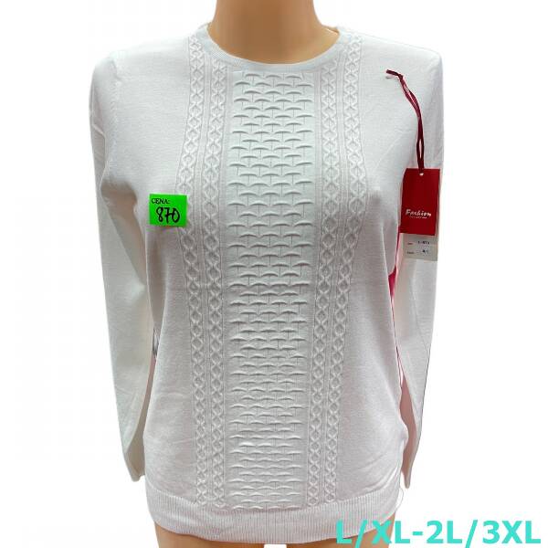 Swetry damskie Roz L/XL-2XL/3XL. 1 Kolor, Paszka 10 szt