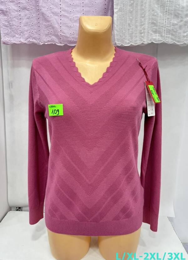 Swetry damskie Roz L/XL-2XL/3XL. 1 Kolor, Paszka 10 szt