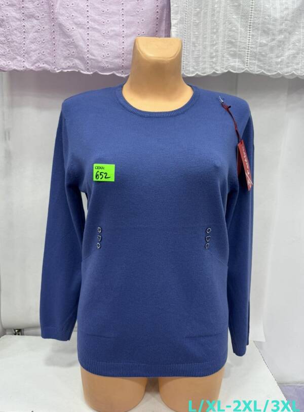Swetry damskie Roz L/XL-2XL/3XL. 1 Kolor, Paszka 10 szt