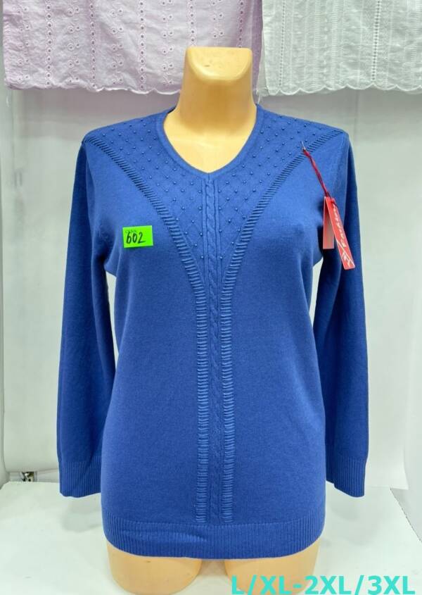 Swetry damskie Roz L/XL-2XL/3XL. 1 Kolor, Paszka 10 szt