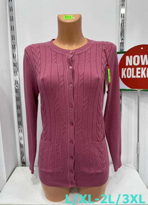 Swetry damskie Roz L/XL-2XL/3XL. 1 Kolor, Paszka 10 szt