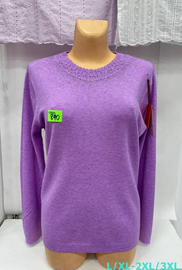 Swetry damskie Roz L/XL-2XL/3XL. 1 Kolor, Paszka 10 szt