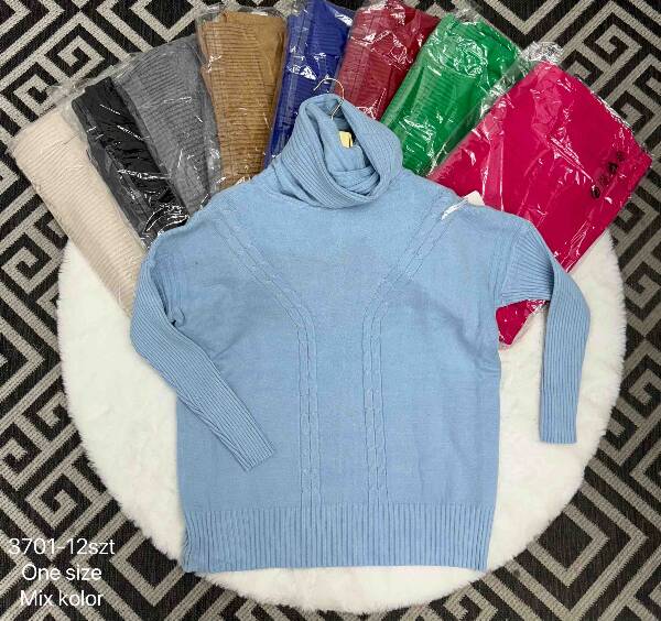Swetry damskie Roz Standard Mix Kolor Paczka 12 szt
