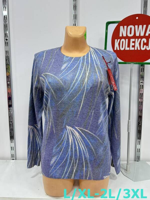Swetry damskie Roz L/XL-2XL/3XL. 1 Kolor, Paszka 12 szt