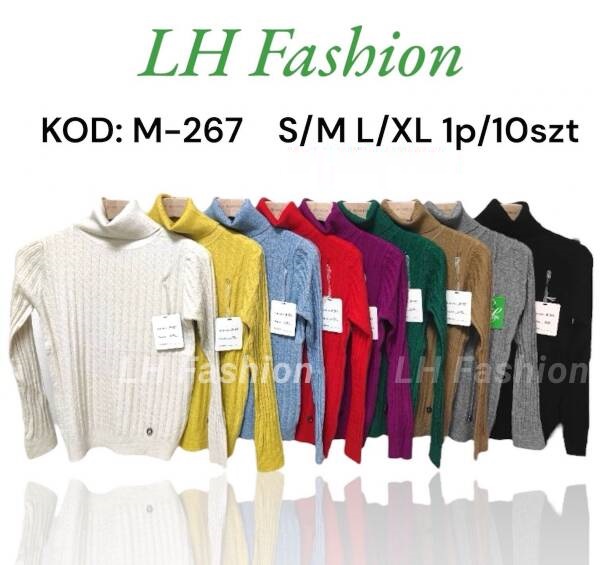Swetry damskie Roz S/M-L/XL. Mix Kolor, Paszka 10 szt