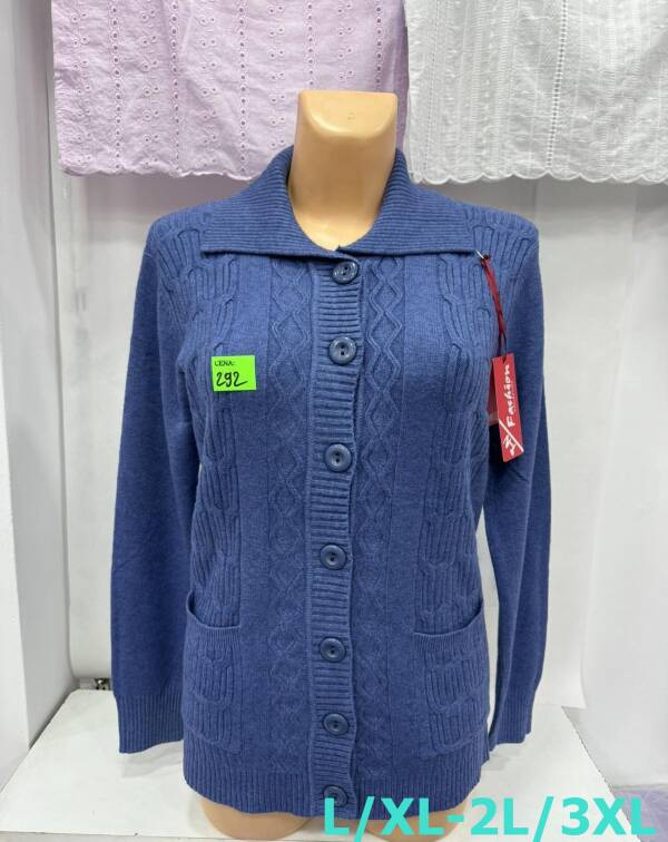 Swetry damskie Roz L/XL-2XL/3XL. 1 Kolor, Paszka 10 szt