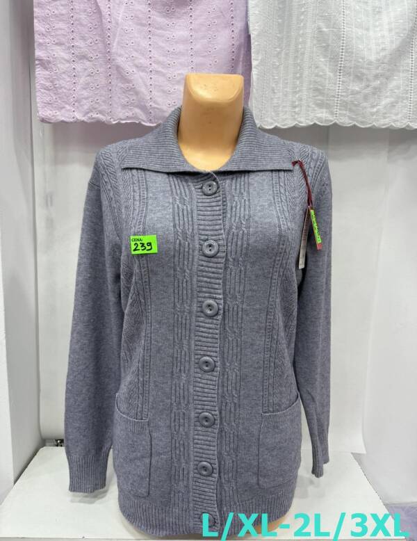 Swetry damskie Roz L/XL-2XL/3XL. 1 Kolor, Paszka 10 szt