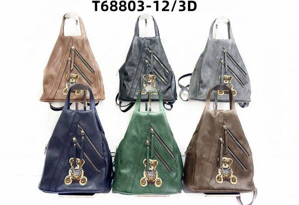 Plecak damskie. Roz Standard. Mix Kolor . Paszka 6 szt