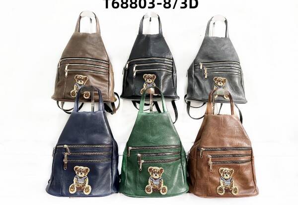 Plecak damskie. Roz Standard. Mix Kolor . Paszka 6 szt