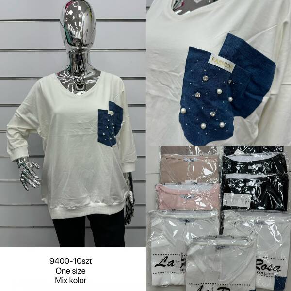 Swetry damskie Roz Standard Mix Kolor Paczka 10 szt